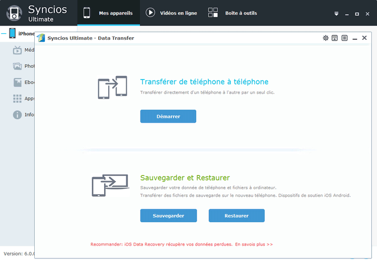 TÉLÉCHARGER SYNCIOS DERNIÈRE VERSION